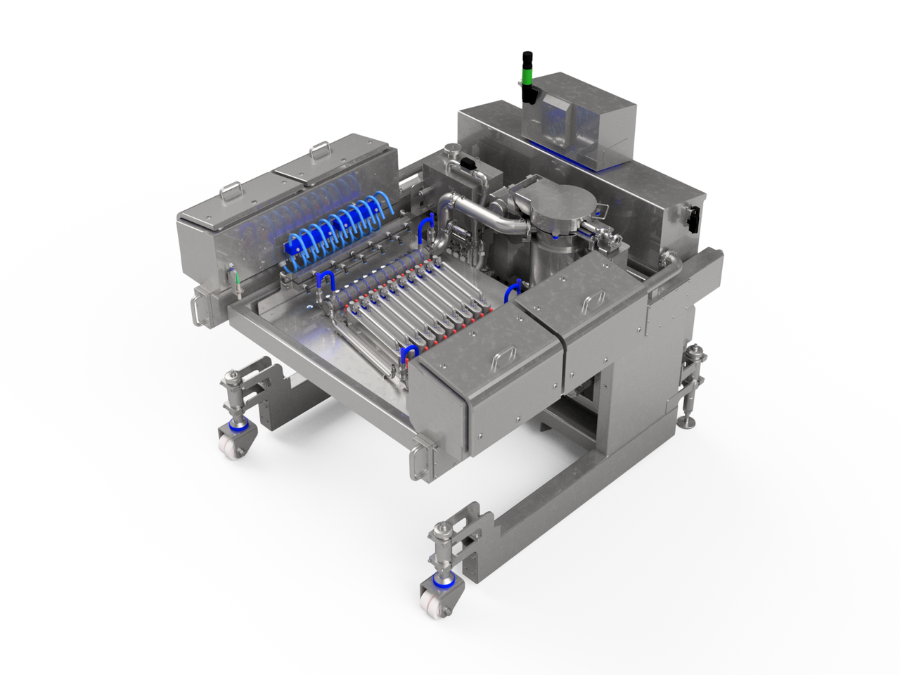 MDLVW600 mobile depositor large with vision and heated supply unit, 600 mm working width, 3D render